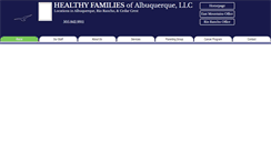 Desktop Screenshot of healthyfamiliesabq.com